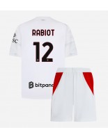 AC Milan Adrien Rabiot #12 Venkovní dres pro děti 2026-27 Krátký Rukáv (+ trenýrky)